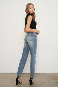 Crossover Girlfriend Ankle Jeans