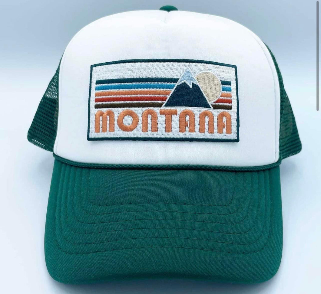 Montana Green Trucker Hat