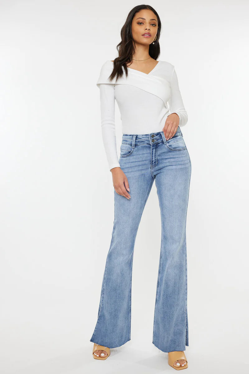 Selena KanCan Mid Rise Flare