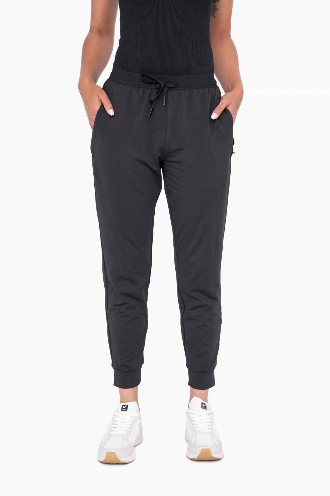 Active Joggers with Textured Interior