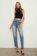 Load image into Gallery viewer, Crossover Girlfriend Ankle Jeans