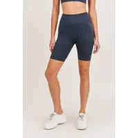 Load image into Gallery viewer, Ward Ribbed Biker Shorts