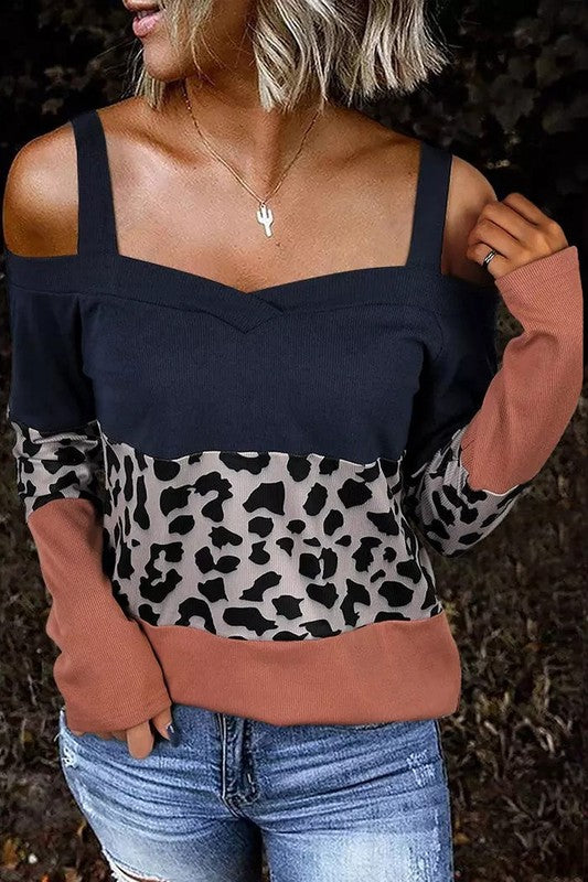 Strappy Leopard Top