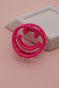 Smiley Face Claw Clip