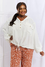 Load image into Gallery viewer, HEYSON Sporty Babe Full Size Lightweight Textured Hoodie Top