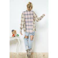 Load image into Gallery viewer, Reese Mixed Plaid Boyfriend Shirt