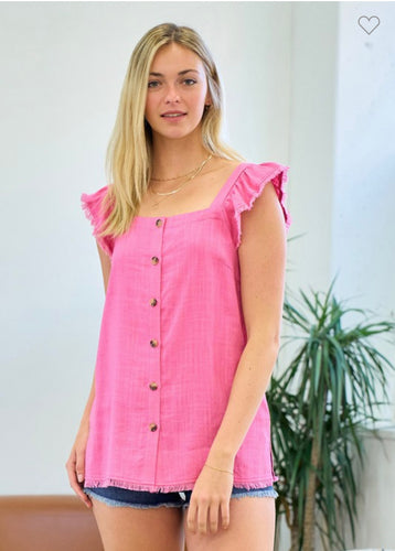 Tough Enough To Wear Pink Tank