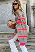 Load image into Gallery viewer, Ribbed Long Sleeve Cardigan