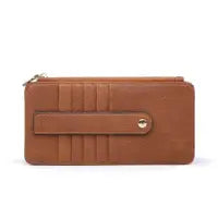 Saige Brown Slim Card Holder