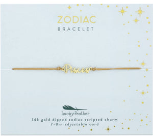 Pisces Zodiac Bracelet