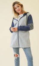 Load image into Gallery viewer, Navy Quilted Jacket