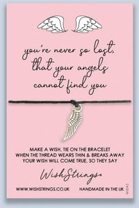 Angels Find You Wish Bracelet
