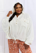Load image into Gallery viewer, HEYSON Sporty Babe Full Size Lightweight Textured Hoodie Top