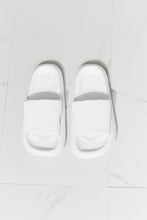 Load image into Gallery viewer, MMShoes Arms Around Me Open Toe Slide in White