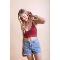 Berry Dot Mesh Bralette